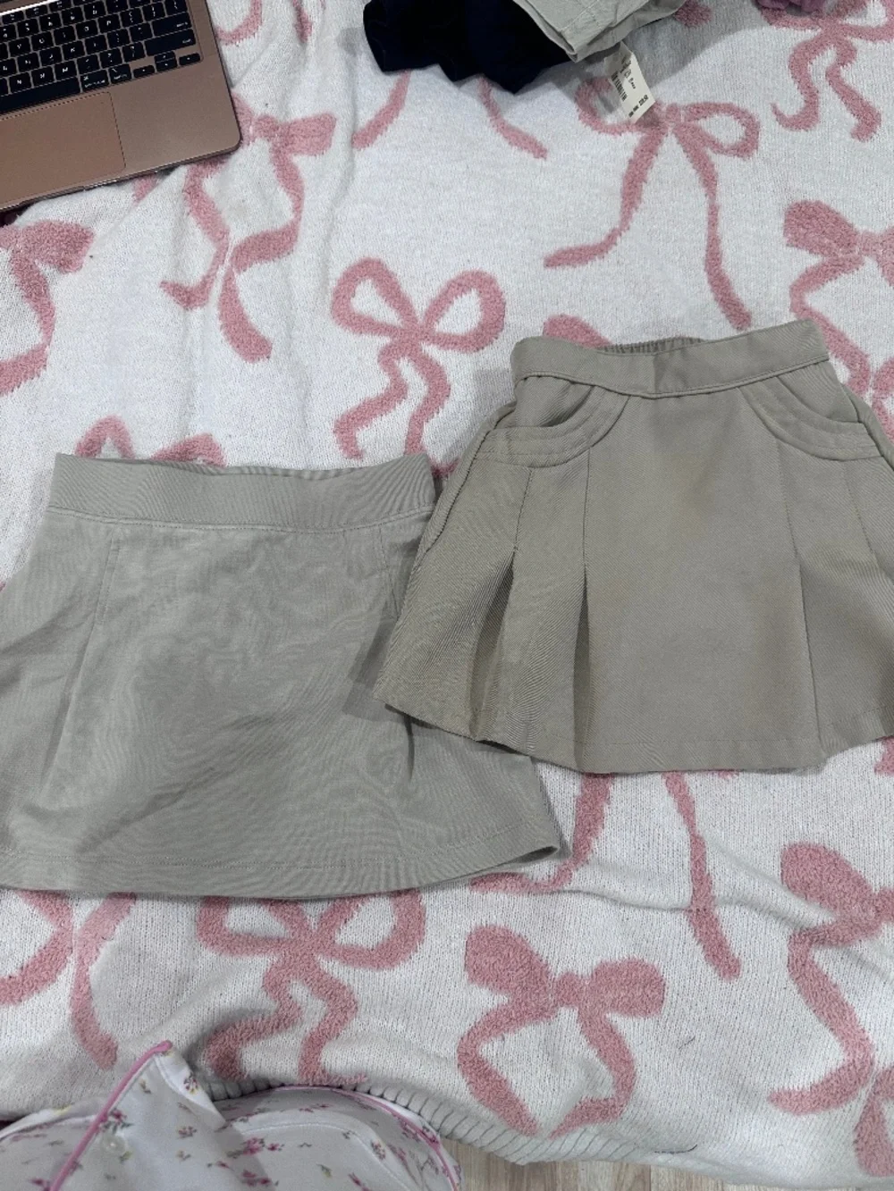 Girls Khaki School Uniform Skort Bundle Wonder Nation & Nautica Sizes 5 & 6